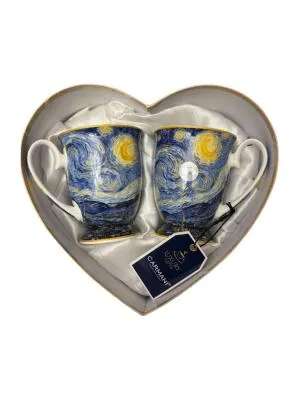 Set 2 căni porțelan Starry Night V. van Gogh