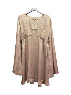 Rochie de seară SEASS M | Crem, Midi, Mânecă lungă, Poliester