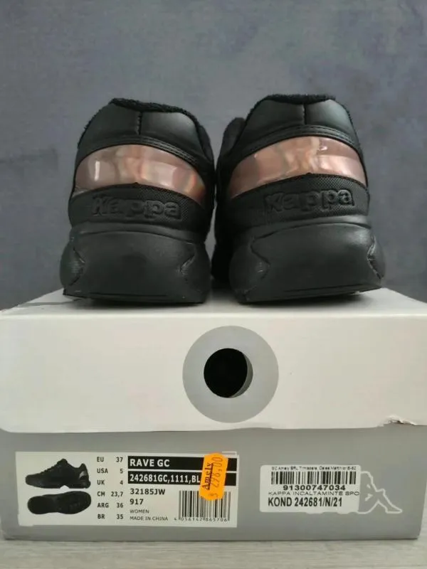 Sneakers Platformă Low Kappa EU 37 | Negru - Image 3