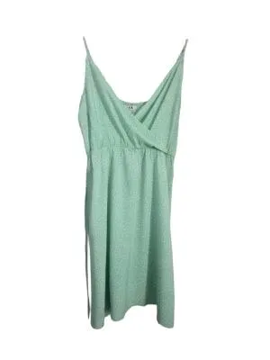 Rochie casual C&A EU 40 | Verde mentă, Mini, Bretele subțiri, Buline & Imprimeuri mici, Vâscoză