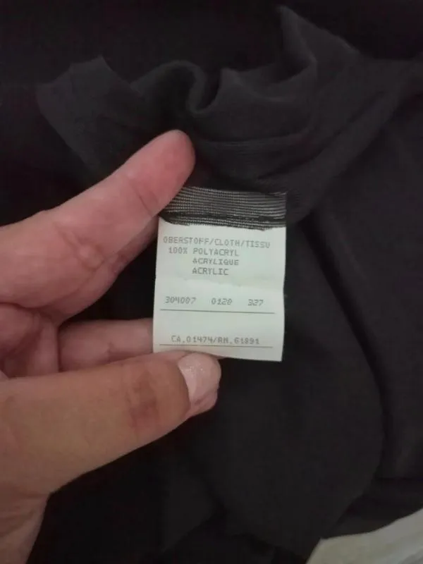 Fustă EU 48 | Negru, Maxi, Talie medie, Dreaptă (Straight) fit, Monocrom, Acrilic - Image 4