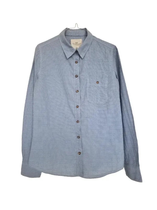 Cămașă H&M EU 40 | Bleu, Normal, Mânecă lungă, Regular Standard fit, Bumbac