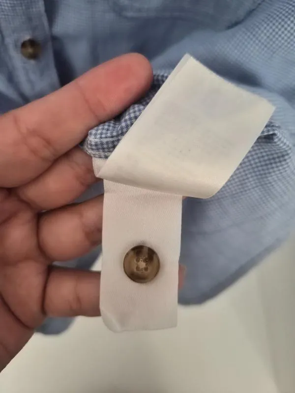 Cămașă H&M EU 40 | Bleu, Normal, Mânecă lungă, Regular Standard fit, Bumbac - Image 5