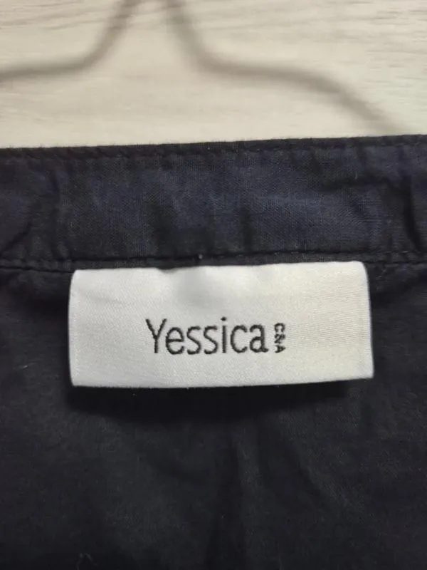 Cămașă Yessica EU 40 | Negru, Normal, Mânecă scurtă, Regular   Standard fit, Monocrom, Bumbac - Image 3