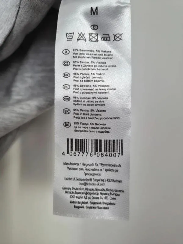 Tricou Nirvana M | Gri, Normal, Regular   Standard fit, Logo, Bumbac - Image 4