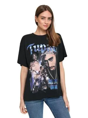 Tricou oversize fit Sinsay M | Negru, Normal, Oversize fit, Monocrom, Bumbac