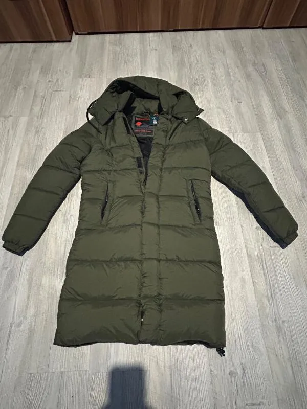 Geacă puffer Superdry M | Khaki, Cu glugă - Image 5