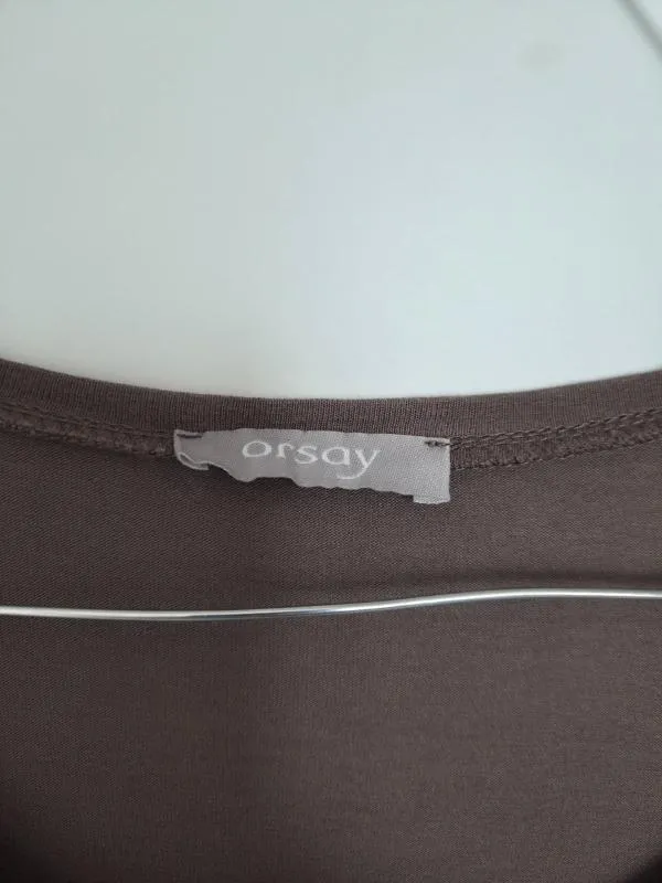 Bluză Orsay M | Maro, Normal, Regular Standard fit, Monocrom, Paiete, Poliester - Image 4