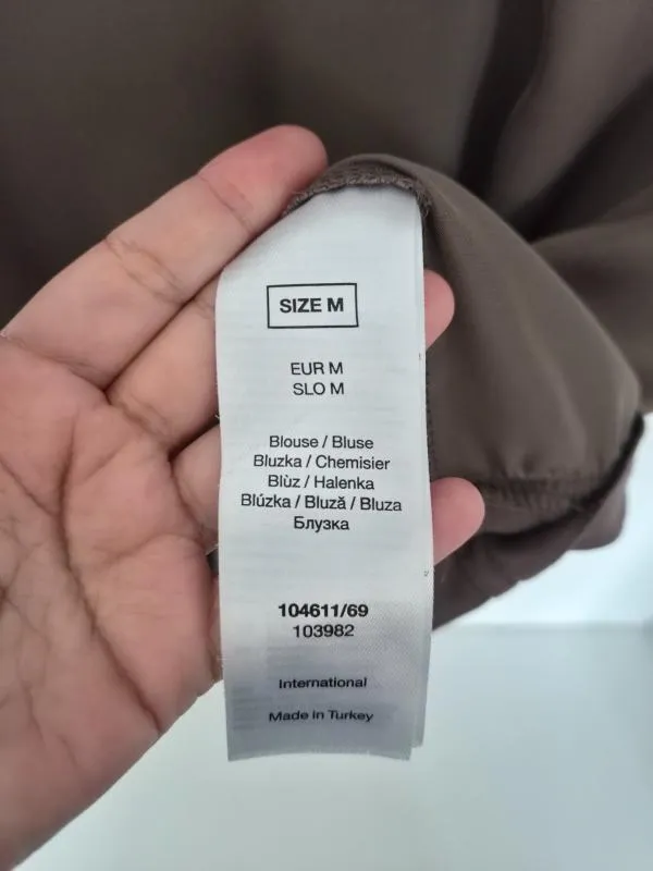 Bluză Orsay M | Maro, Normal, Regular Standard fit, Monocrom, Paiete, Poliester - Image 5