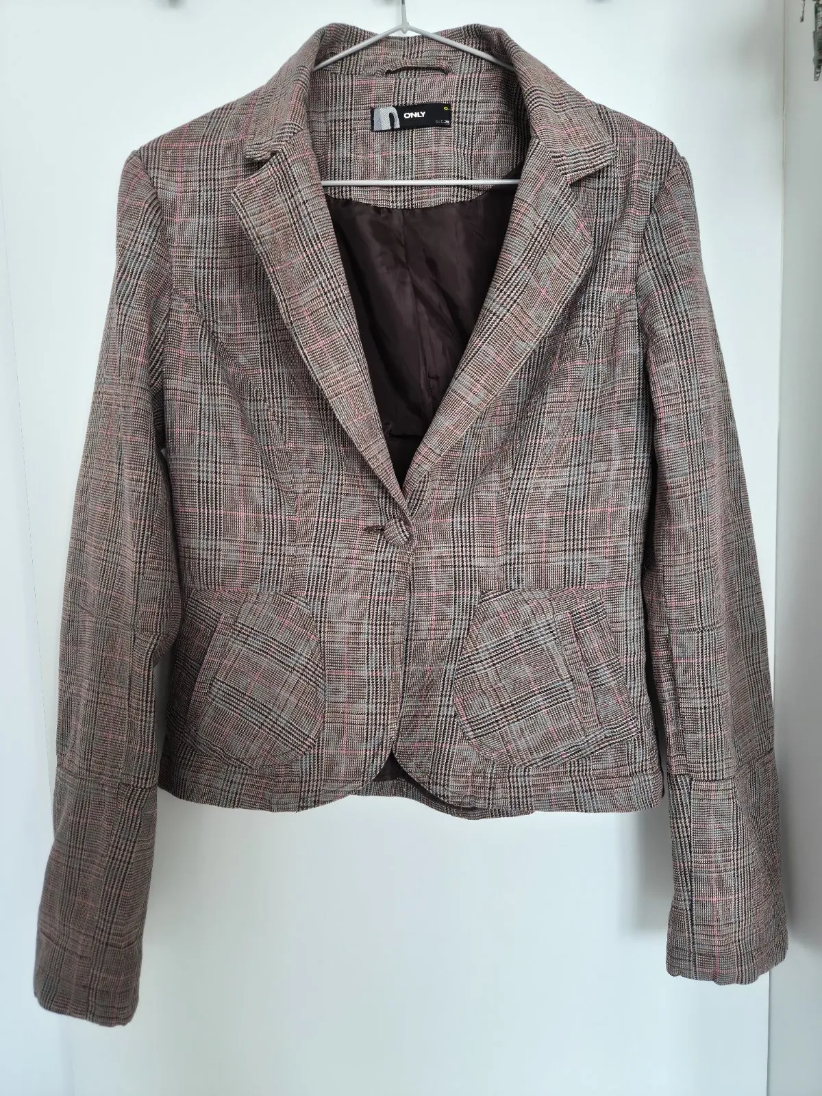 Sacou Only EU 38 | Gri, Normal, Regular Standard fit, Carouri, Bumbac - Image 5