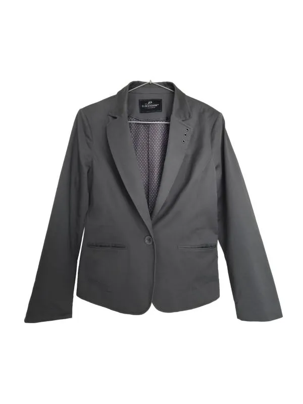 Sacou C&A EU 40 | Gri, Normal, Regular Standard fit, Monocrom, Bumbac
