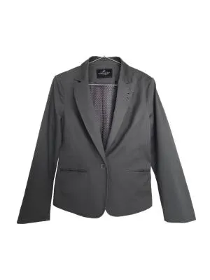 Sacou C&A EU 40 | Gri, Normal, Regular Standard fit, Monocrom, Bumbac