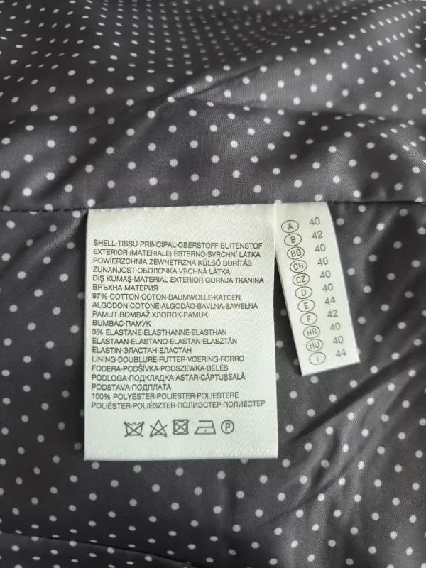 Sacou C&A EU 40 | Gri, Normal, Regular Standard fit, Monocrom, Bumbac - Image 7
