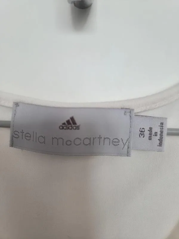 Top sport Adidas By Stella McCartney EU 36 | Alb, Abstract & Color Block, Liocel - Image 3