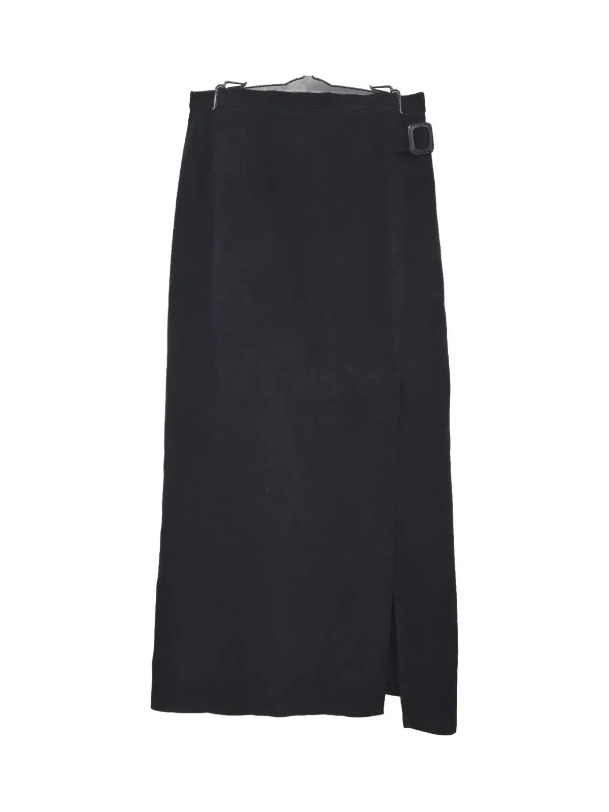 Fustă Maxi Florent Mod L | Negru, Talie medie, Dreaptă (Straight) fit, Monocrom, Poliester