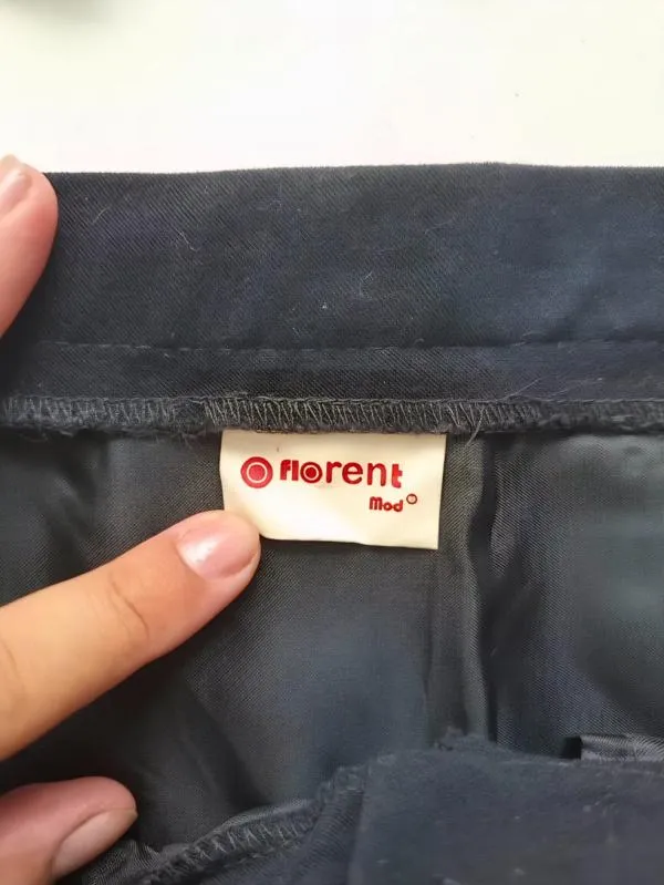 Fustă Maxi Florent Mod L | Negru, Talie medie, Dreaptă (Straight) fit, Monocrom, Poliester - Image 3