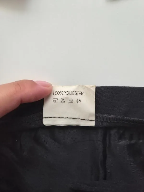 Fustă Maxi Florent Mod L | Negru, Talie medie, Dreaptă (Straight) fit, Monocrom, Poliester - Image 4