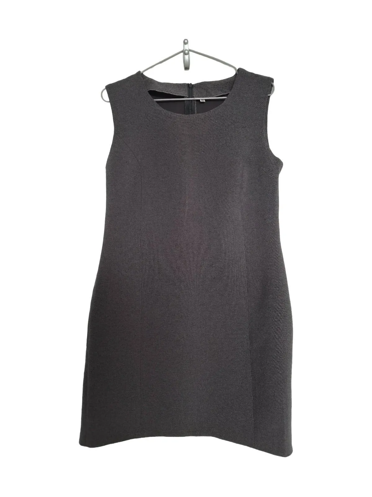 Rochie office Mini EU 40 | Gri, Bretele subțiri, Monocrom