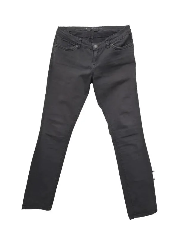 Blugi Slim fit s.Oliver M | Gri, Lungi, Talie joasă, Monocrom, Clasici Simpli