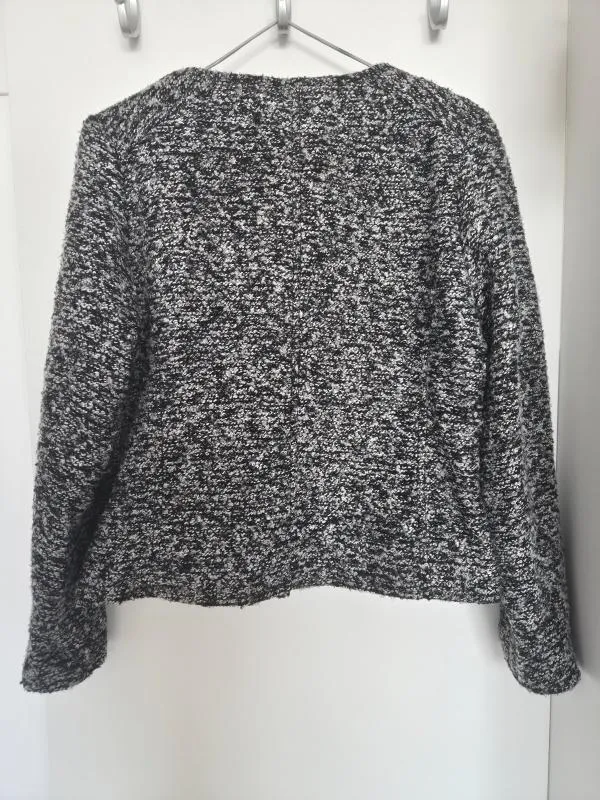 Blazer H&M EU 40 | Gri, Fără glugă, Monocrom, Poliester - Image 2