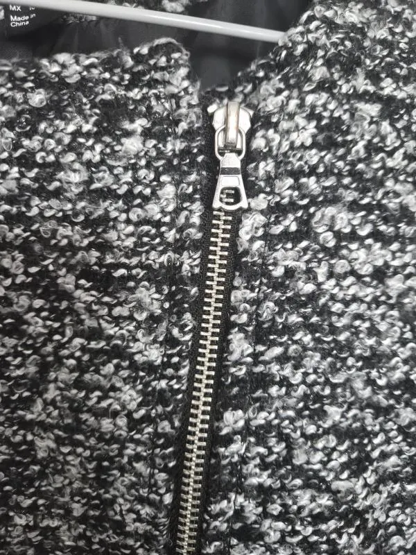 Blazer H&M EU 40 | Gri, Fără glugă, Monocrom, Poliester - Image 4