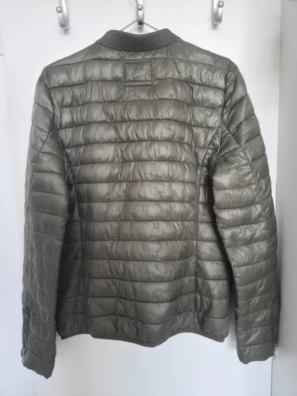 Geacă matlasată Amisu EU 38 | Khaki, Fără glugă, Monocrom, Poliester - Image 2