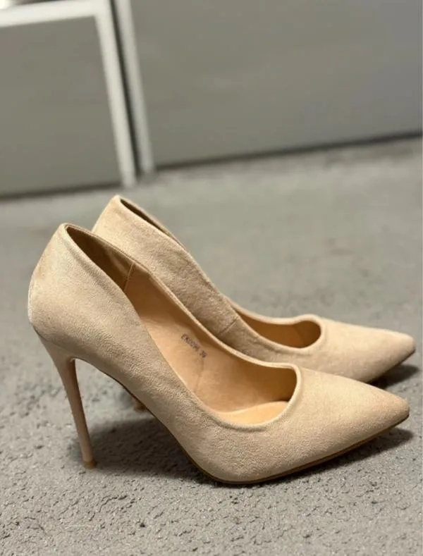 Pantofi cu toc înalt stiletto slip-on Botinelli EU 39 | Bej - Image 10