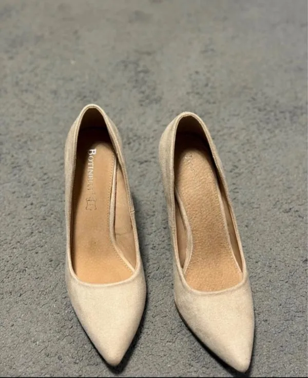 Pantofi cu toc înalt stiletto slip-on Botinelli EU 39 | Bej - Image 3