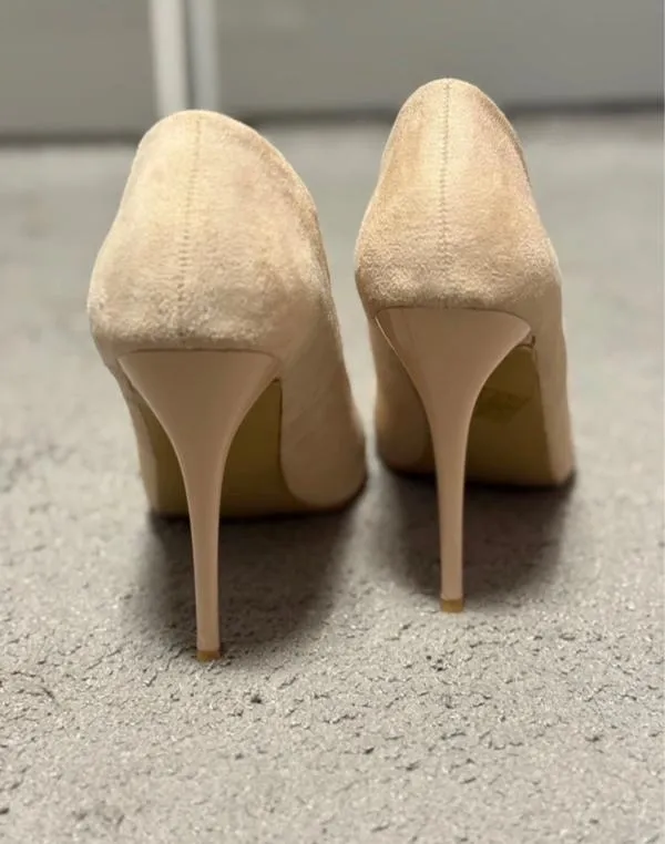 Pantofi cu toc înalt stiletto slip-on Botinelli EU 39 | Bej - Image 4