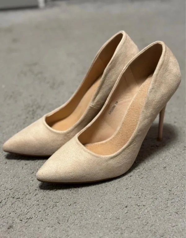 Pantofi cu toc înalt stiletto slip-on Botinelli EU 39 | Bej - Image 7