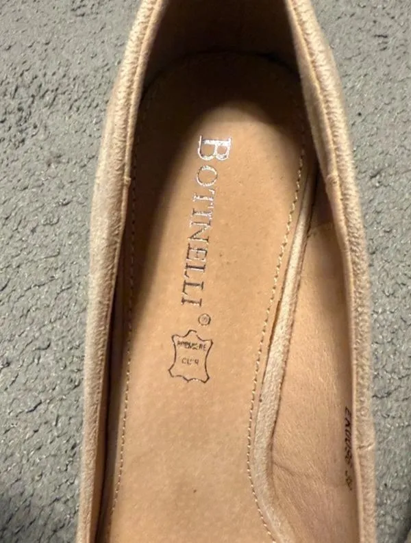 Pantofi cu toc înalt stiletto slip-on Botinelli EU 39 | Bej - Image 8