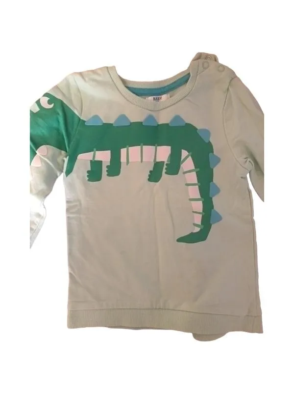 Bluză Băieți 18-24 luni (87-92 cm) | Verde mentă, Animal print, Bumbac