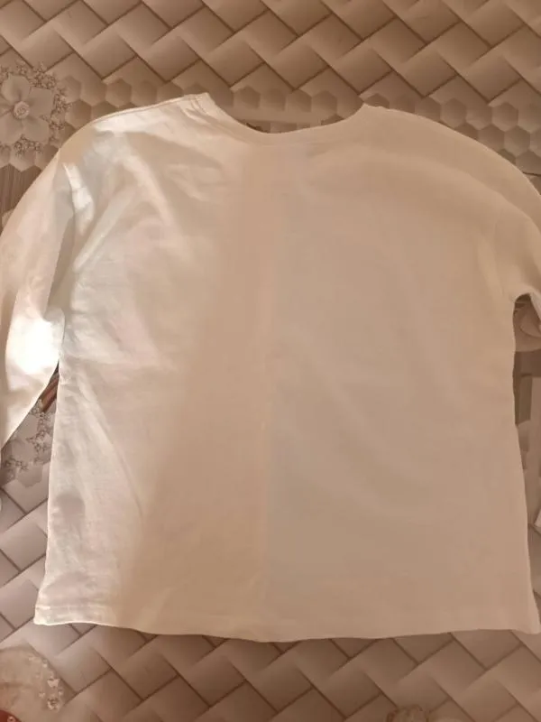 Bluză Zara Fete 4 ani (99-104 cm) | Alb - Image 4