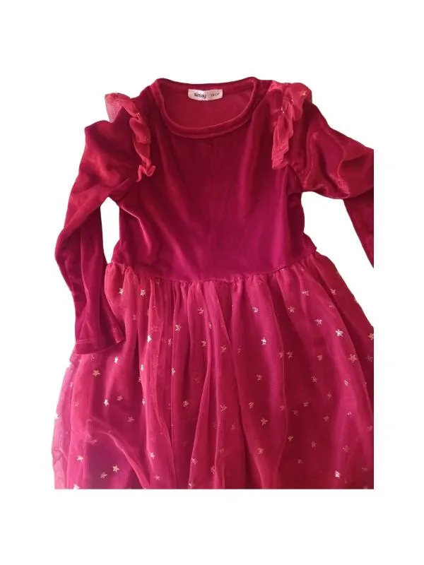 Rochie de ocazie Sinsay Fete 4 ani (99-104 cm) | Roșu