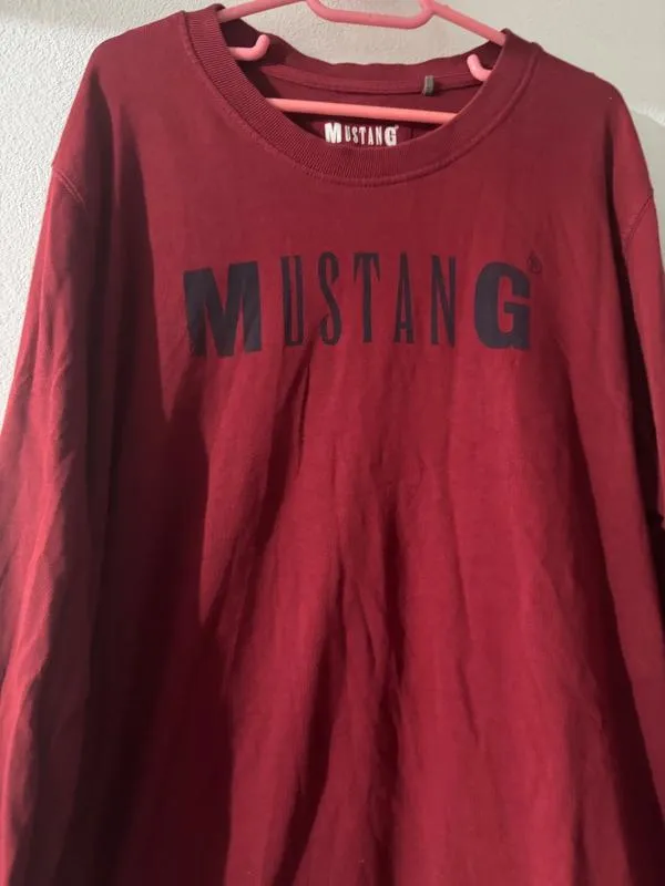 Bluză Mustang XL | Burgundy, Mânecă lungă - Image 2