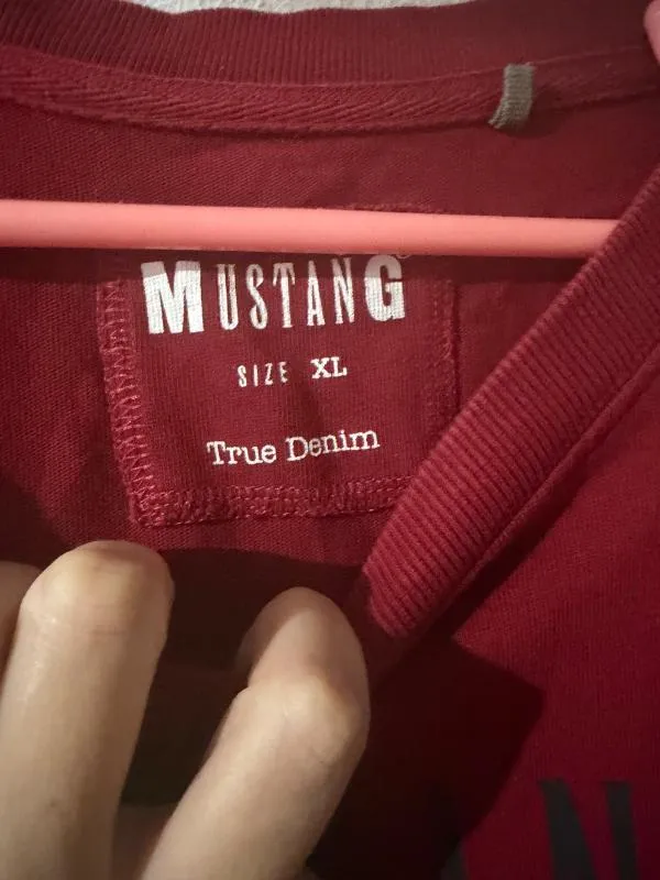 Bluză Mustang XL | Burgundy, Mânecă lungă - Image 3