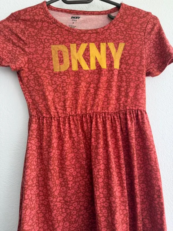 Rochie de zi DKNY Fete 6 ani (111-116 cm) | Portocaliu - Image 2
