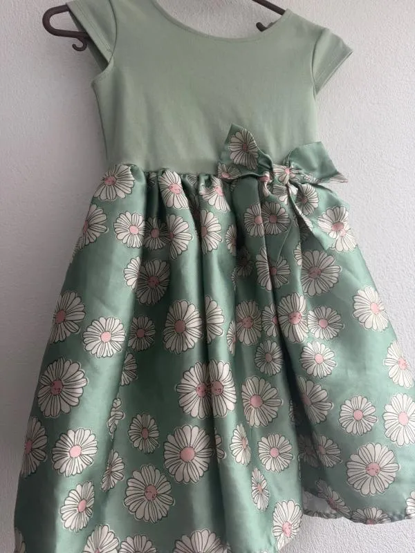 Rochie de ocazie H&M Fete 6 ani (111-116 cm) | Verde - Image 5
