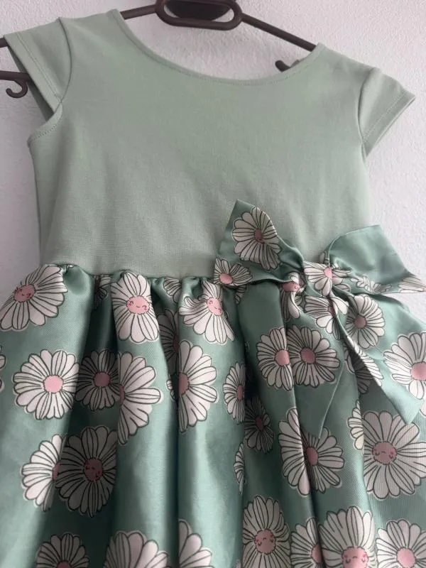 Rochie de ocazie H&M Fete 6 ani (111-116 cm) | Verde - Image 2