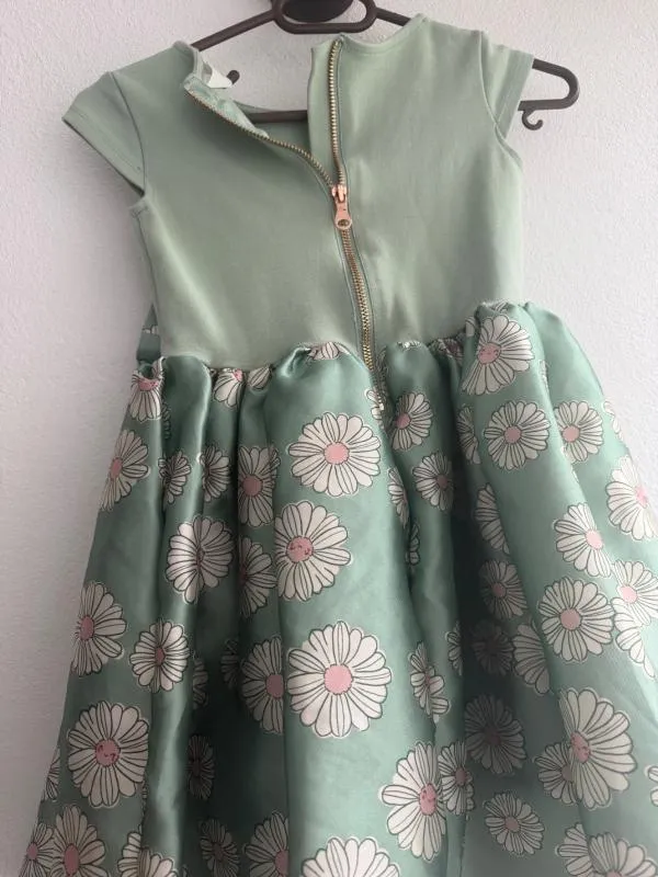 Rochie de ocazie H&M Fete 6 ani (111-116 cm) | Verde - Image 3