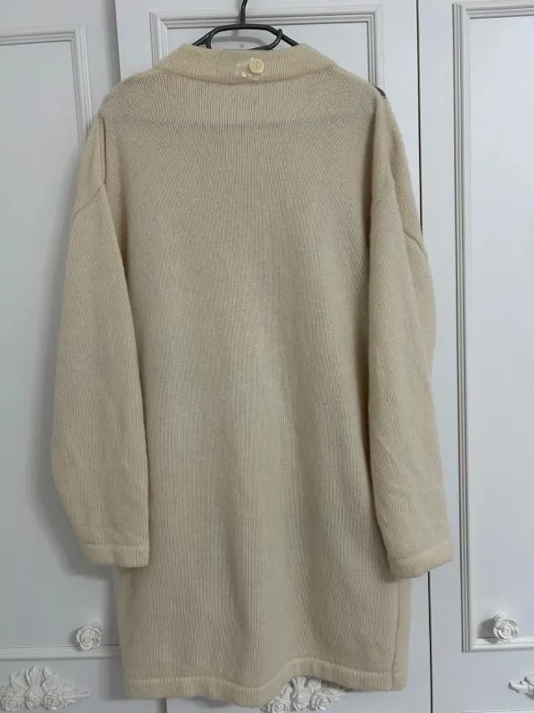 Cardigan Le Truc L | Crem, Lung, Regular   Standard fit, Lână - Image 4