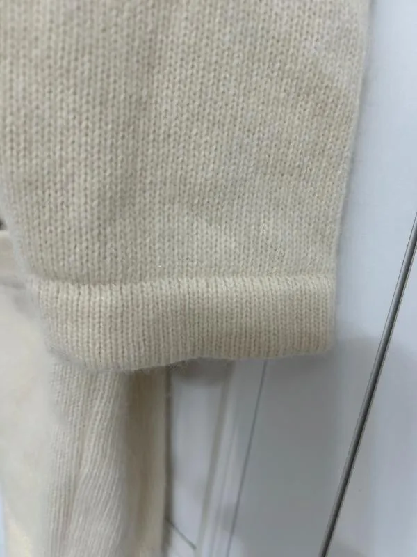 Cardigan Le Truc L | Crem, Lung, Regular   Standard fit, Lână - Image 5