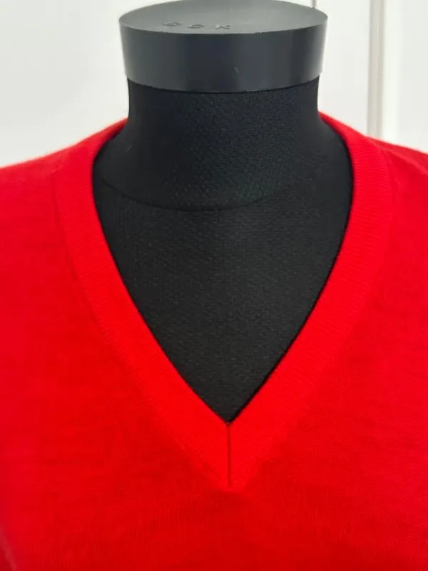 Vestă Sir XL | Roșu, Normal, Regular   Standard fit, Lână - Image 2