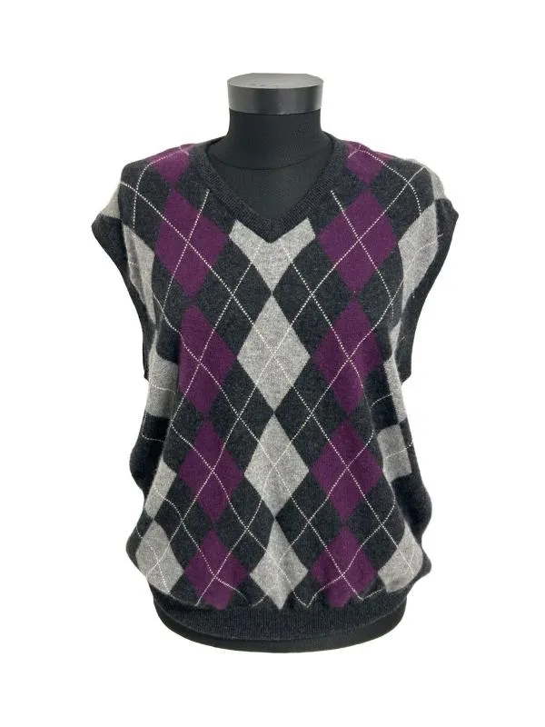 Vestă Yorn XL | Multicolor, Normal, Regular Standard fit, Carouri, Cașmir
