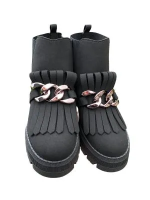 Ghete platformă slip-on EU 36 | Negru