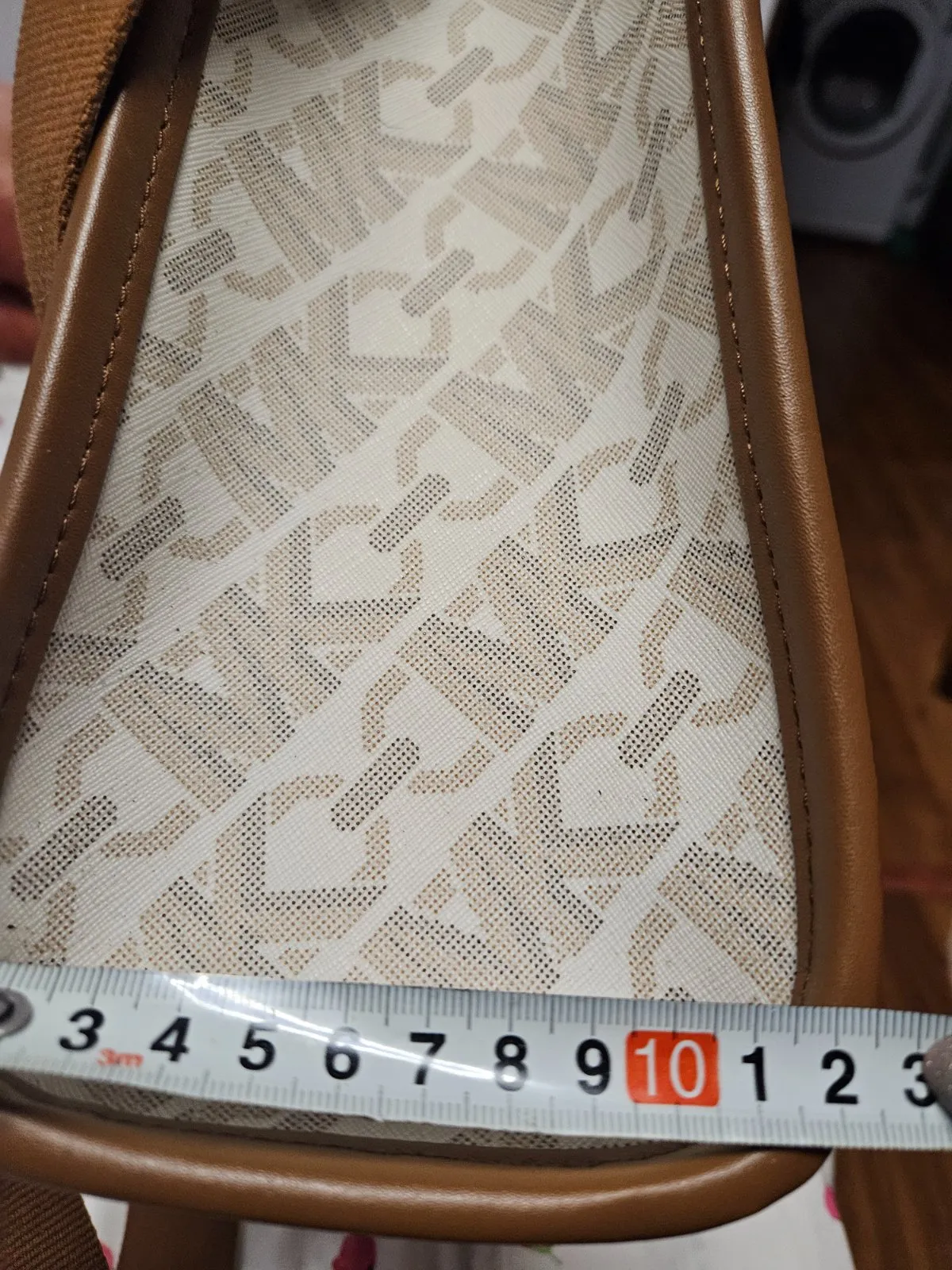 Geantă de umăr Michael Kors | Bej, Logo - Image 12
