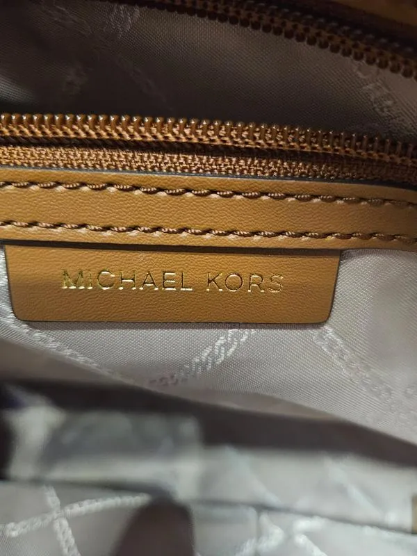 Geantă de umăr Michael Kors | Bej, Logo - Image 8
