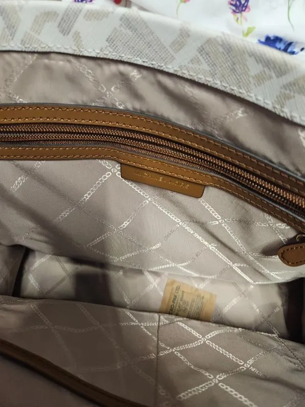 Geantă de umăr Michael Kors | Bej, Logo - Image 7