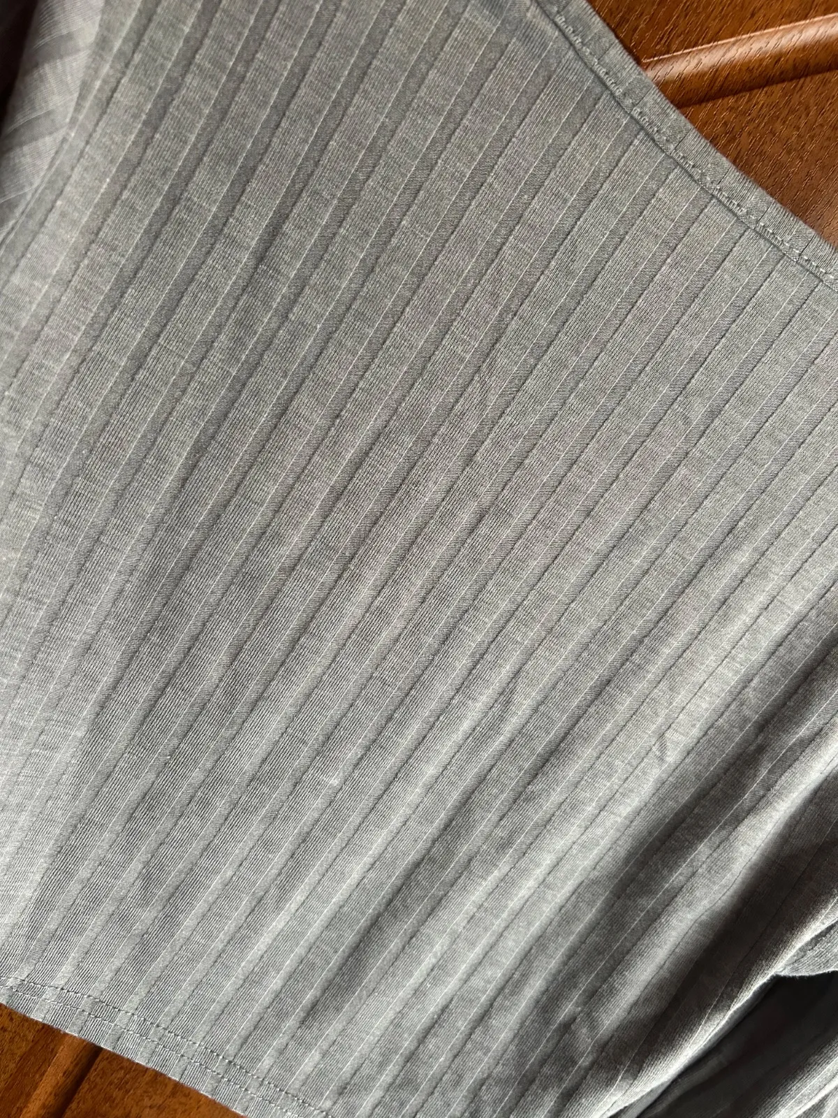 Bluză Cropped (Scurt) Shein S | Gri, Mânecă lungă, Regular   Standard fit, Poliester - Image 4