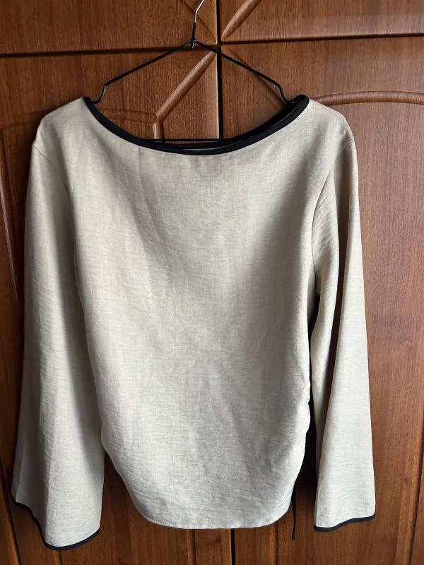 Bluză Shein S | Ivoire, Lung, Mânecă lungă, Regular   Standard fit, Poliester - Image 6